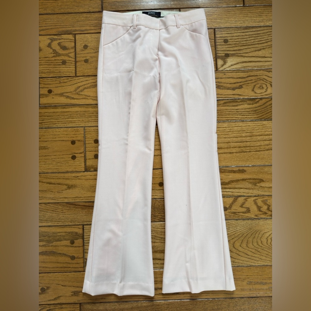Light Pink Flared Dress Pants